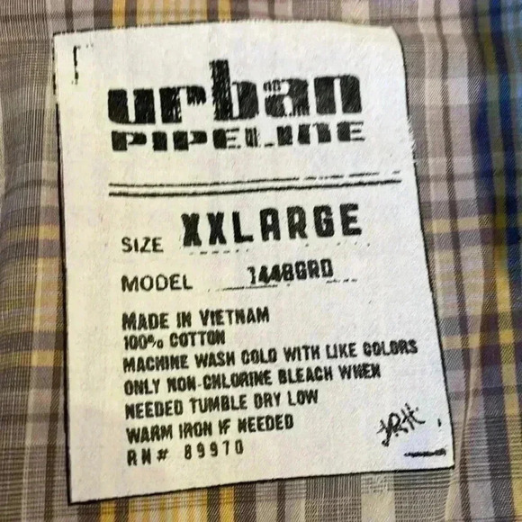Urban Pipeline Men’s XXL Shirt - Picture 7 of 7